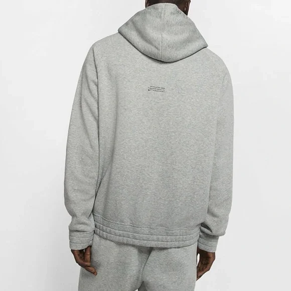 Nike Kyrie Irving Pullover Hoodie Men's Grey Red Zipper Small - Picture 4 of 9